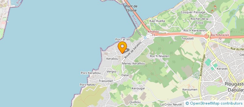 localisation de l'entreprise SCI VOLTAIRE 2020  PLOUGASTEL-DAOULAS