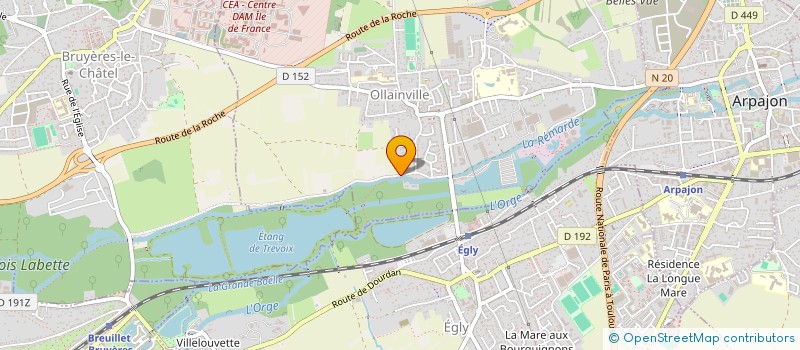 localisation de l'entreprise SCI VOLTAIRE 32  OLLAINVILLE