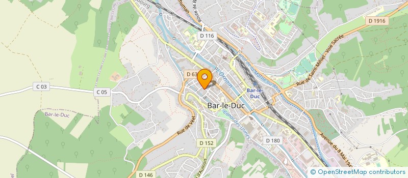 localisation de l'entreprise SCI VOLTAIRE à BAR-LE-DUC