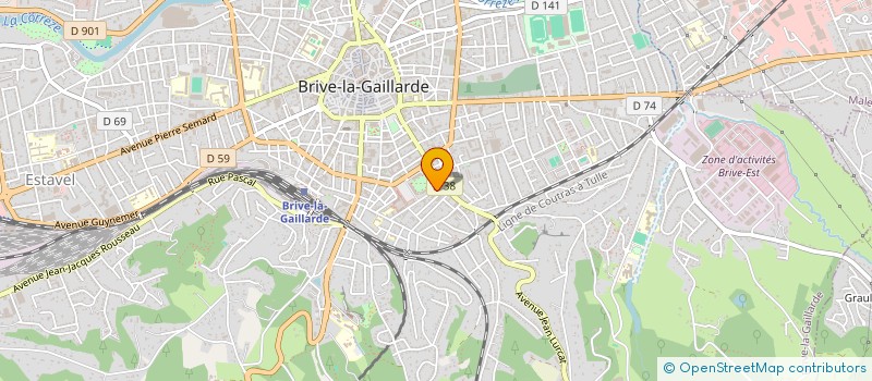 localisation de l'entreprise SCI VOLTAIRE 36  BRIVE-LA-GAILLARDE