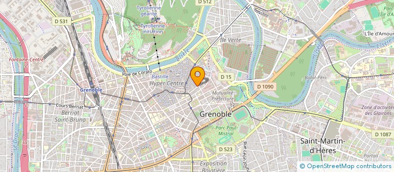 localisation de l'entreprise SCI VOLTAIRE  GRENOBLE