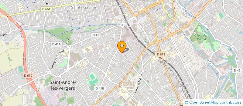 localisation de l'entreprise SCI VOLTAIRE à SAINT-ANDRE-LES-VERGERS