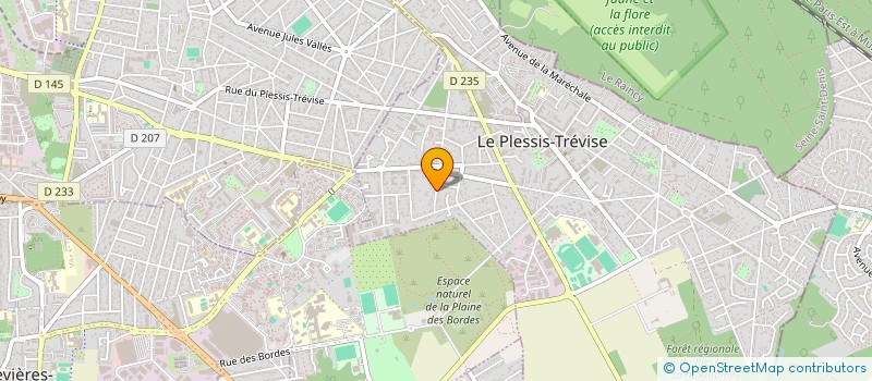 localisation de l'entreprise SCI VOLTAIRE à LE PLESSIS-TREVISE