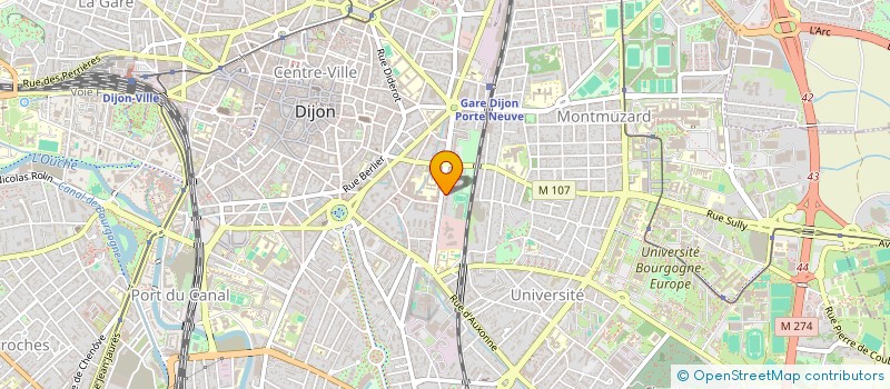 localisation de l'entreprise SCI VOLTAIRE à DIJON