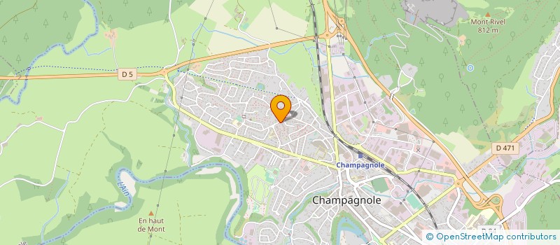 localisation de l'entreprise SCI VOLTAIRE  CHAMPAGNOLE