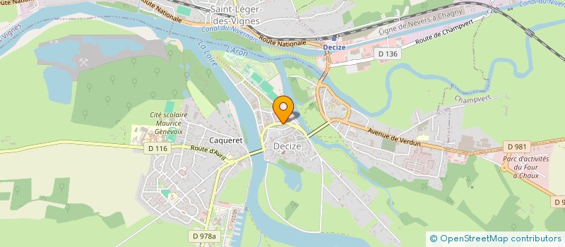 localisation de l'entreprise SCI VOLTAIRE à DECIZE