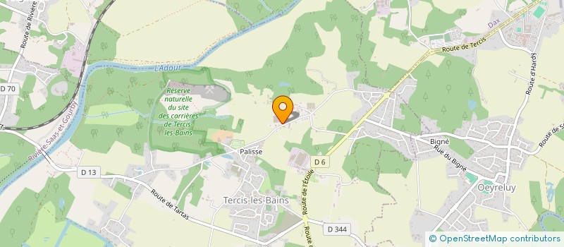 localisation de l'entreprise SCI VOLTAIRE à TERCIS-LES-BAINS
