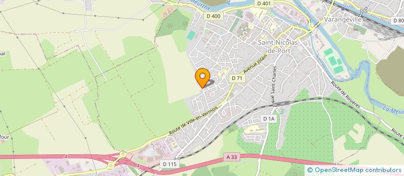 localisation de l'entreprise SCI VOLTAIRE  SAINT-NICOLAS-DE-PORT