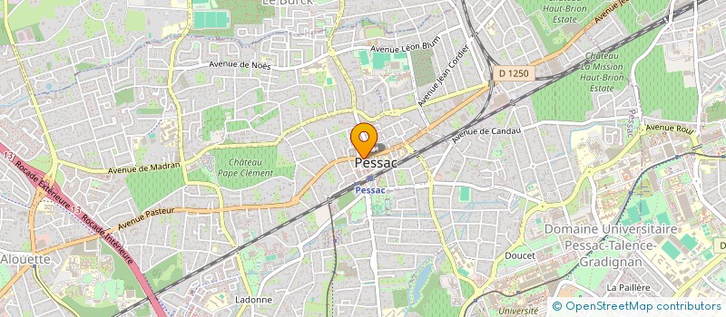 localisation de l'entreprise SCI VOLTAIRE  PESSAC