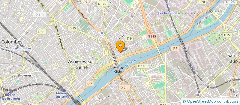 localisation de l'entreprise SCI VOLTAIRE à ASNIERES-SUR-SEINE