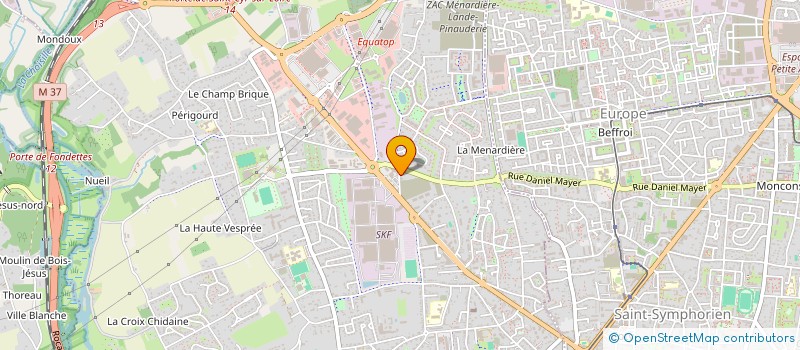 localisation de l'entreprise SCI VOLTAIRE à SAINT-CYR-SUR-LOIRE