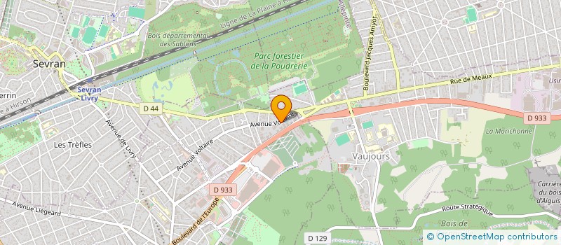 localisation de l'entreprise SCI VOLTAIRE à LIVRY-GARGAN