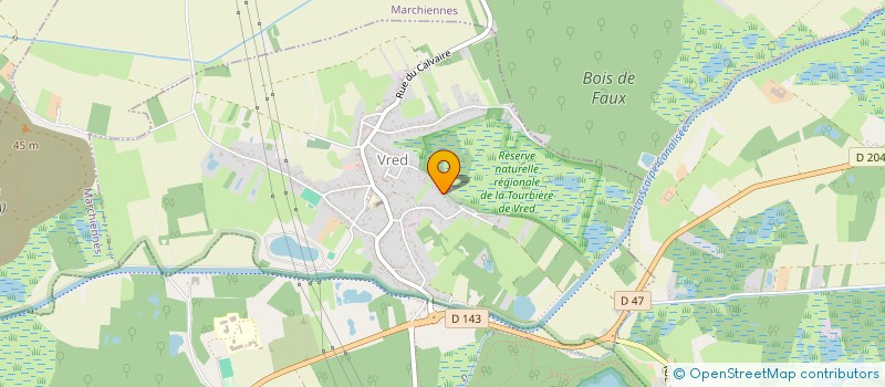 localisation de l'entreprise SCI VOLTAIRE  VRED