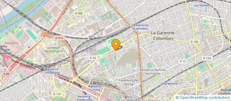localisation de l'entreprise SCI VOLTAIRE à LA GARENNE-COLOMBES