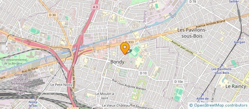 localisation de l'entreprise SCI VOLTAIRE  BONDY