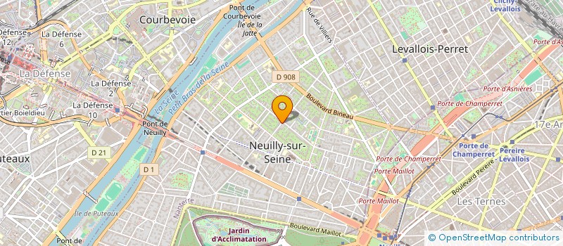 localisation de l'entreprise SCI VOLTAIRE à NEUILLY-SUR-SEINE
