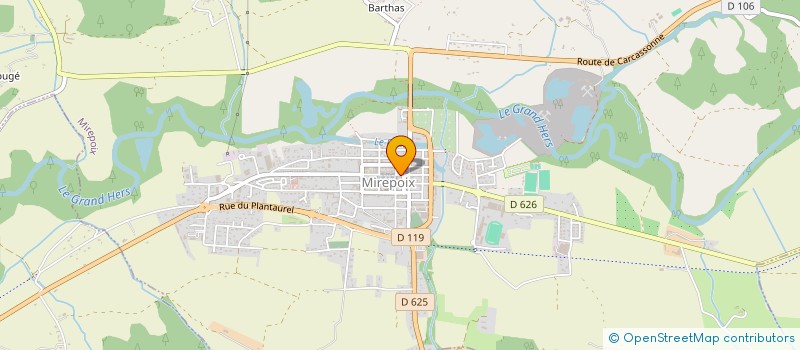 localisation de l'entreprise SCI VOLTAIRE à MIREPOIX