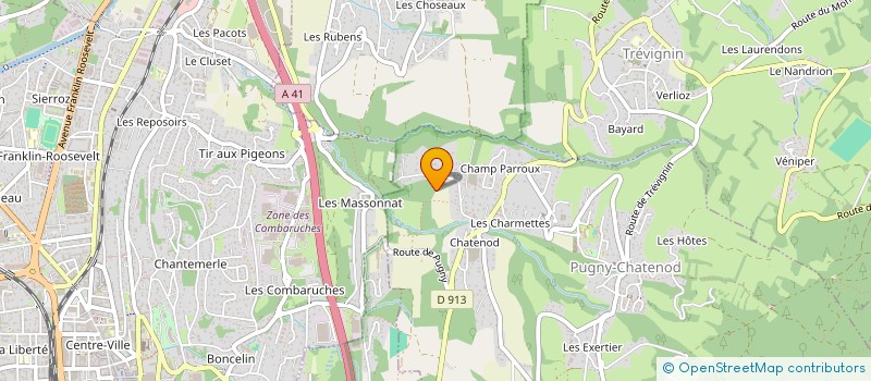 localisation de l'entreprise SCI VOLTAIRE  PUGNY-CHATENOD