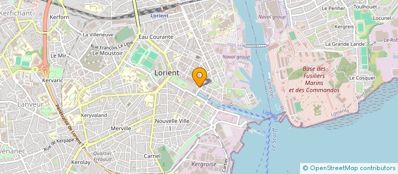 localisation de l'entreprise SCI VOLTAIRE  LORIENT