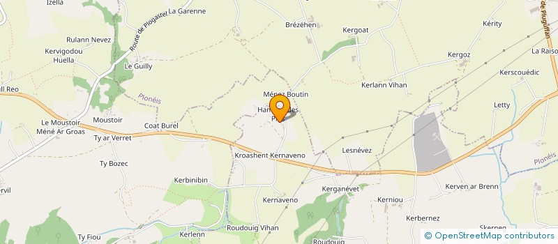 localisation de l'entreprise SCI VOLTAIRE  PLUGUFFAN