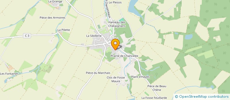 localisation de l'entreprise SCI VOLTAIRE BLERE  LUZILLE