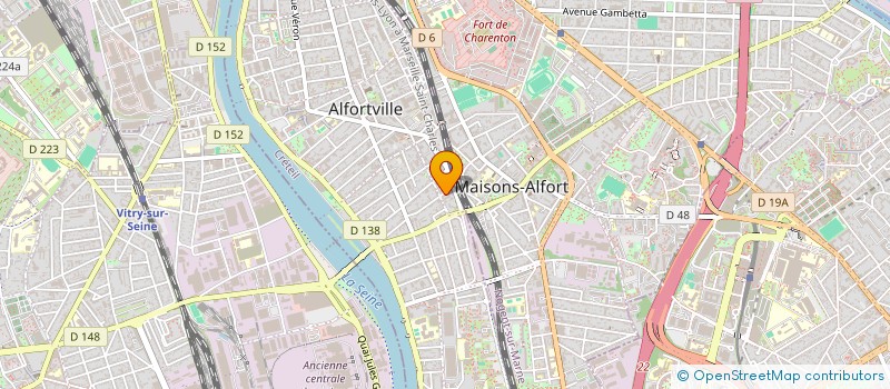 localisation de l'entreprise SCI VOLTAIRE DUMAS à ALFORTVILLE