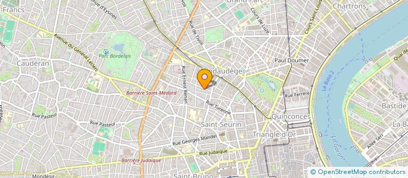 localisation de l'entreprise SCI VOLTAIRE INTENDANCE  BORDEAUX