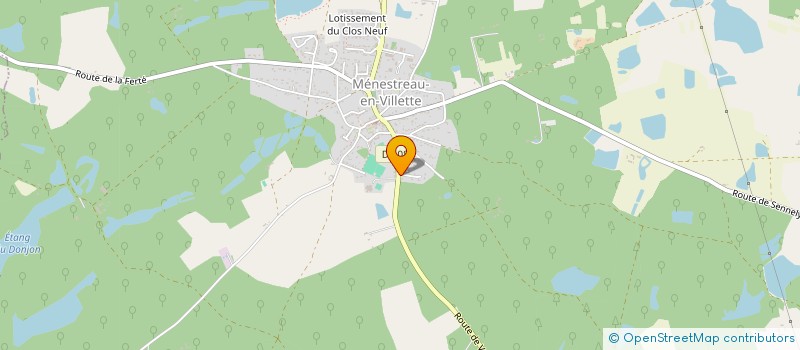 localisation de l'entreprise SCI VOLTAIRE-LOCATION à MENESTREAU-EN-VILLETTE