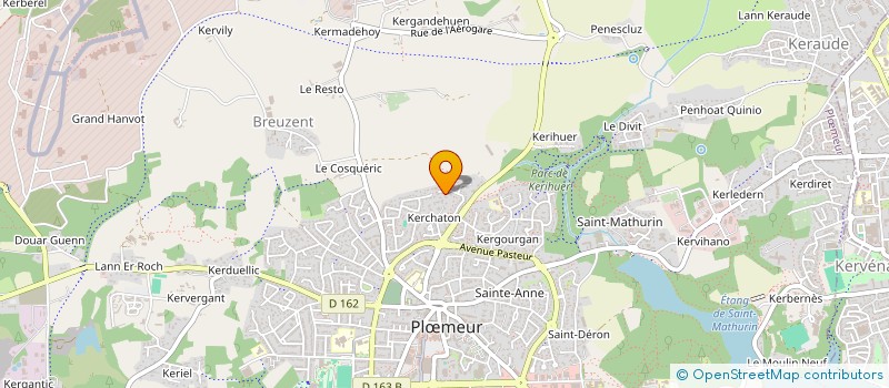 localisation de l'entreprise SCI VOLTAIRE LORIENT à PLOEMEUR