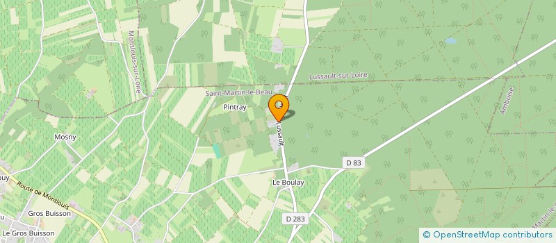 localisation de l'entreprise SCI VOLTAIRE RENAUDOT  SAINT-MARTIN-LE-BEAU