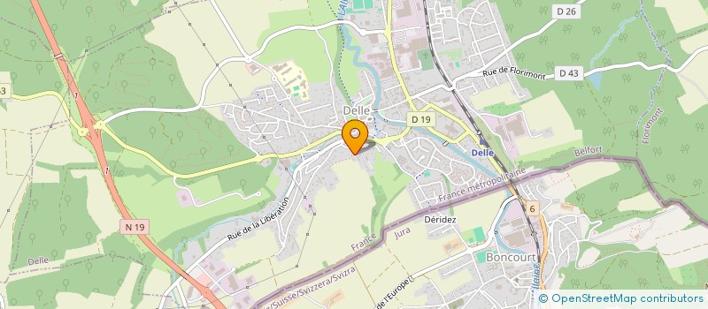 localisation de l'entreprise SCI VOLTAIRENATION 241 à BEAUCOURT