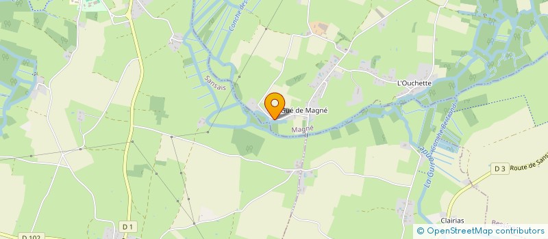 localisation de l'entreprise SCI VOLTCOQ 86  MAGNE