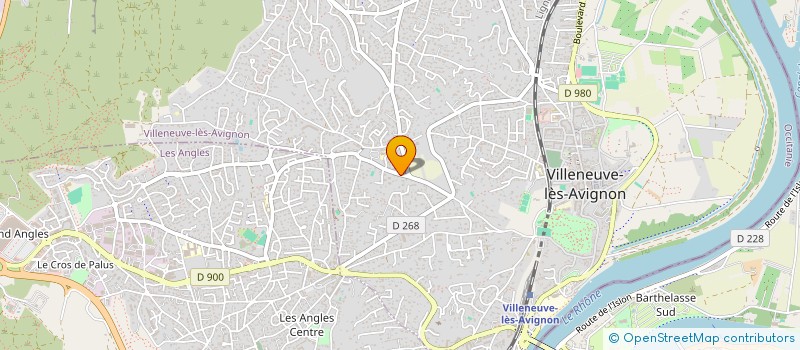localisation de l'entreprise SCI VOLTERRA  VILLENEUVE-LES-AVIGNON
