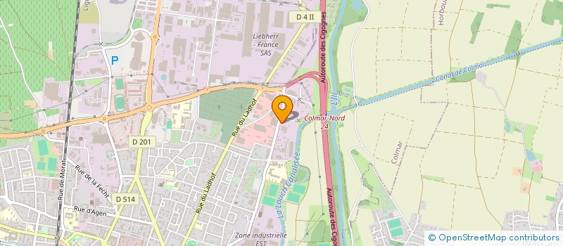 localisation de l'entreprise SCI VOLTZ  COLMAR