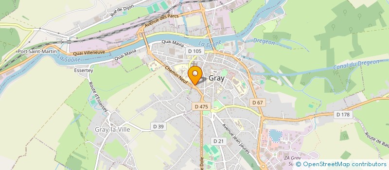 localisation de l'entreprise SCI VOLTZ II à GRAY