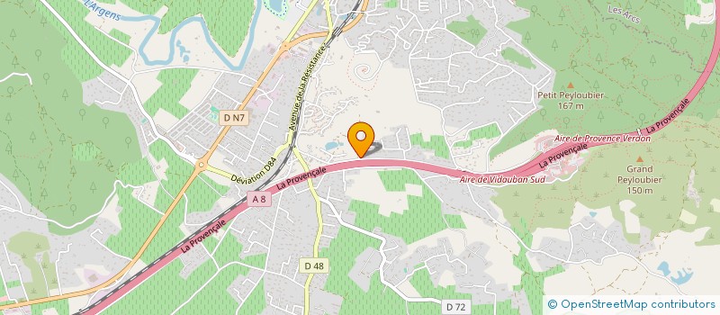 localisation de l'entreprise SCI VOLUER-SOUZA  VIDAUBAN