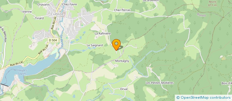 localisation de l'entreprise SCI VON BOCKENHEIM  CUBLIZE