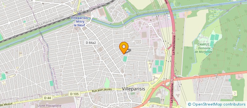 localisation de l'entreprise SCI VONKARET  VILLEPARISIS