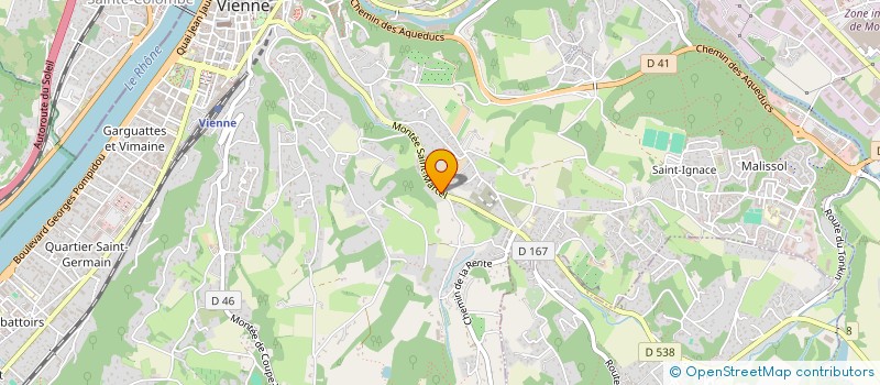 localisation de l'entreprise SCI VONSENSEY  VIENNE