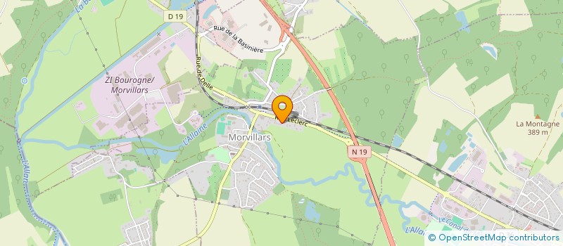 localisation de l'entreprise SCI VORENO à MORVILLARS
