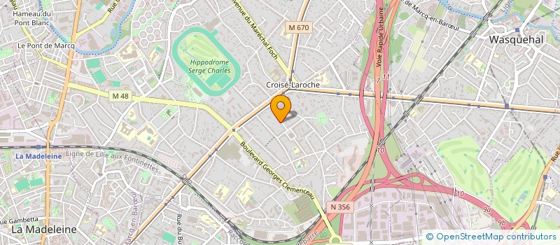 localisation de l'entreprise SCI VOREUX INVEST I à MARCQ-EN-BARŒUL