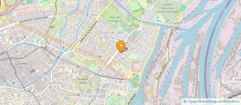 localisation de l'entreprise SCI VORMS  STRASBOURG