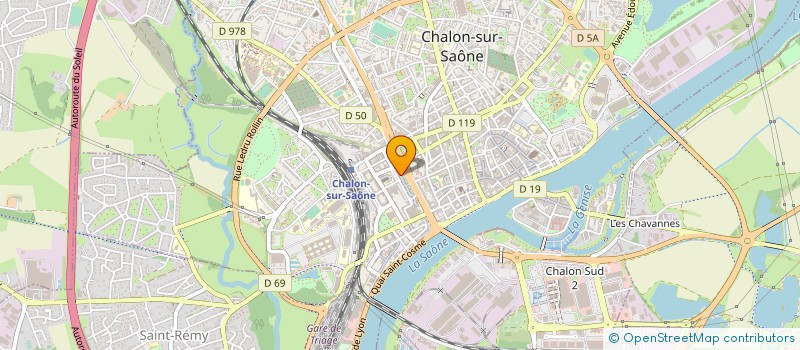 localisation de l'entreprise SCI VORTEX à CHALON-SUR-SAONE
