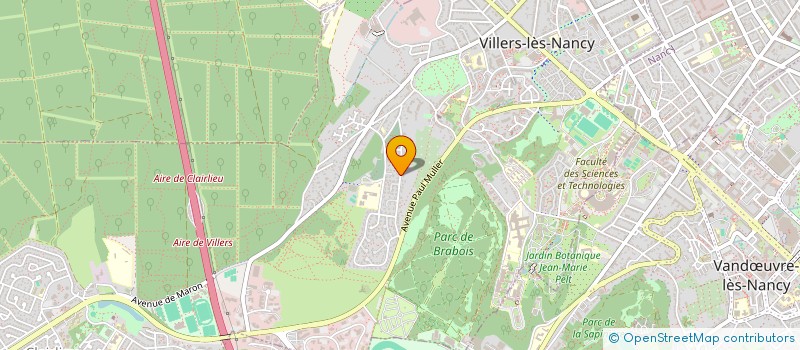 localisation de l'entreprise SCI VOSGELOR à VILLERS-LES-NANCY