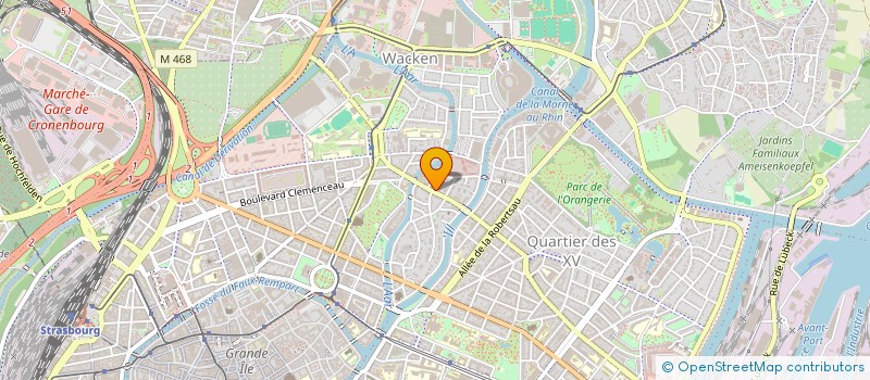 localisation de l'entreprise SCI VOSGES à STRASBOURG