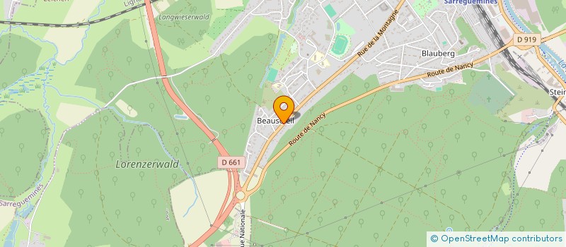 localisation de l'entreprise SCI VOSGES à SARREGUEMINES