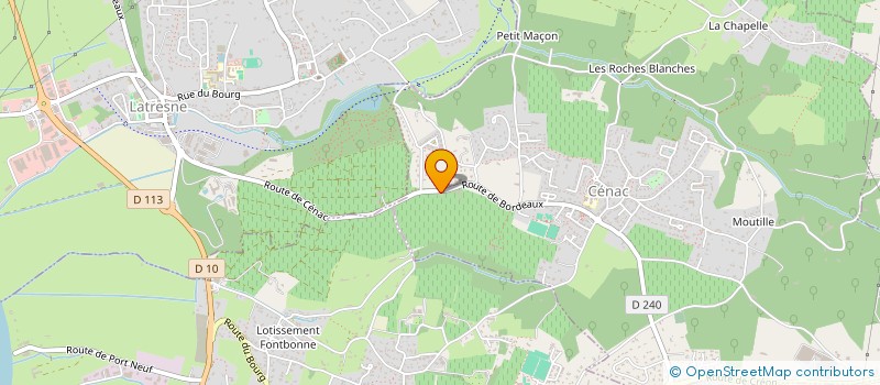 localisation de l'entreprise SCI VOSGES 6  CENAC