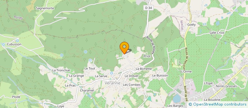 localisation de l'entreprise SCI VOSSEN BERG  VERANNE