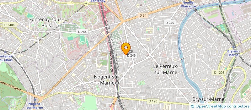 localisation de l'entreprise SCI VOSTRIE  LE PERREUX-SUR-MARNE
