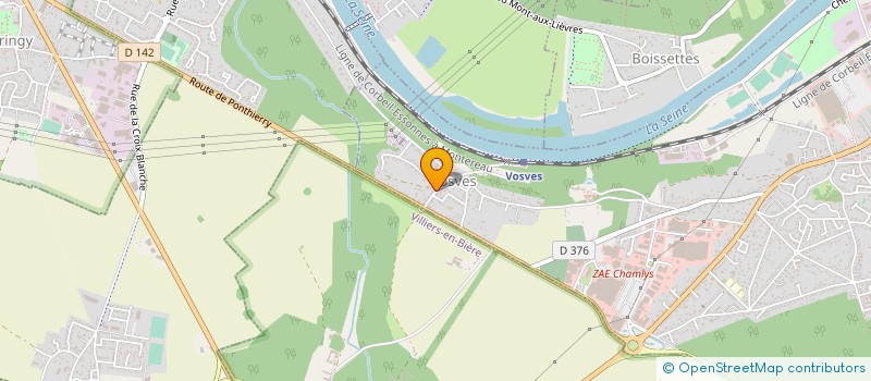 localisation de l'entreprise SCI VOSVES IMMOBILIER à DAMMARIE-LES-LYS